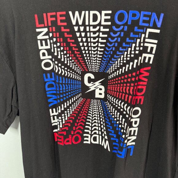 CboysTV Life Wide Open Short Sleeve T-Shirt Mens XL Pullover Motorsports YouTube - Picture 4 of 7
